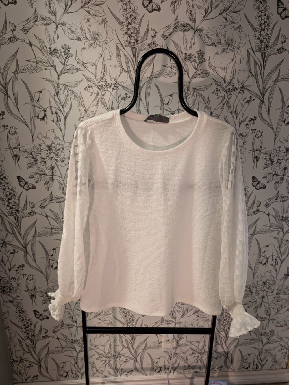 NWT Sunday in Brooklyn Textured Sleeve Top | Size Medium